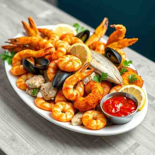 Mix Seafood Recipe - Grill & Fry a Stunning Platter